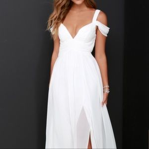 Lulu’s White Maxi Dress
